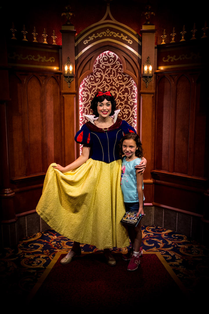 Katie meets Snow White