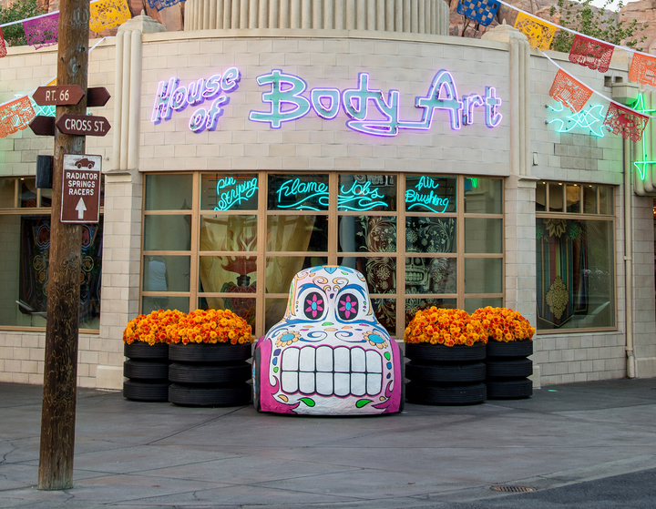 Dia de los Muertos Car