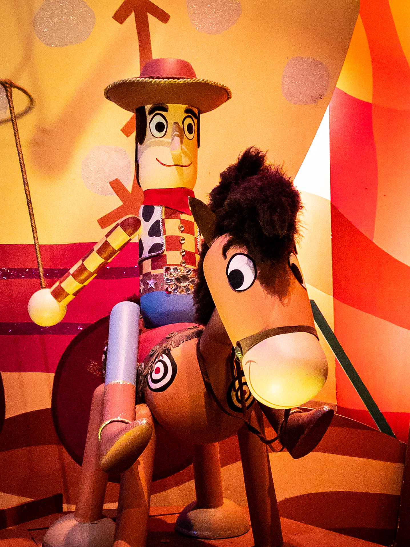 Sheriff Woody in It's a Small World