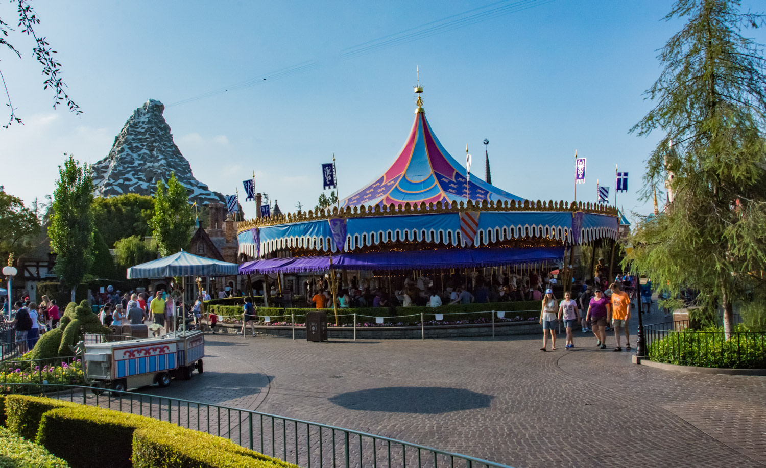 King Arthur Carousel and Matterhorn